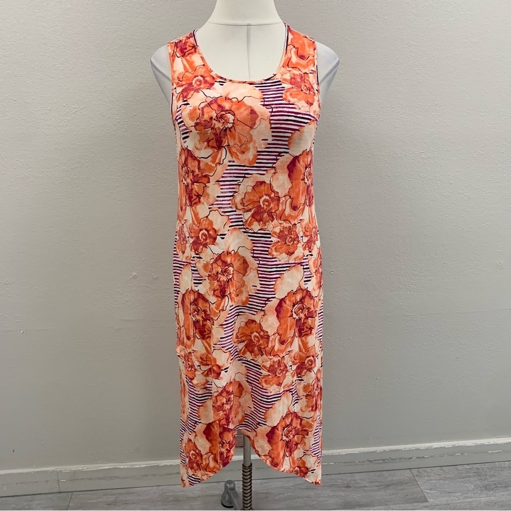 Chico's Floral Print Dress Sz 2